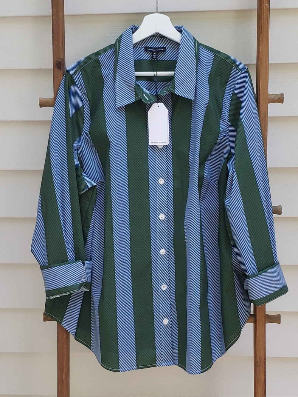 NEW! Universal Standard Colorblock Button Down Shirt Size 2X